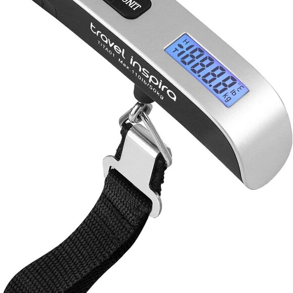 Luggage Scale, Portable Digital Hanging Baggage Scale for Travel, Suitcase Weigh - Picture 1 of 7